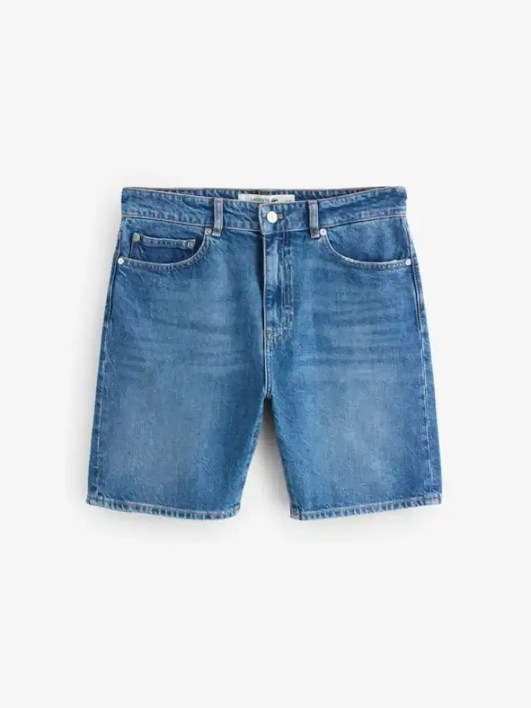 Celana short Jeans denim Lacoste blue colour wash Size No.33