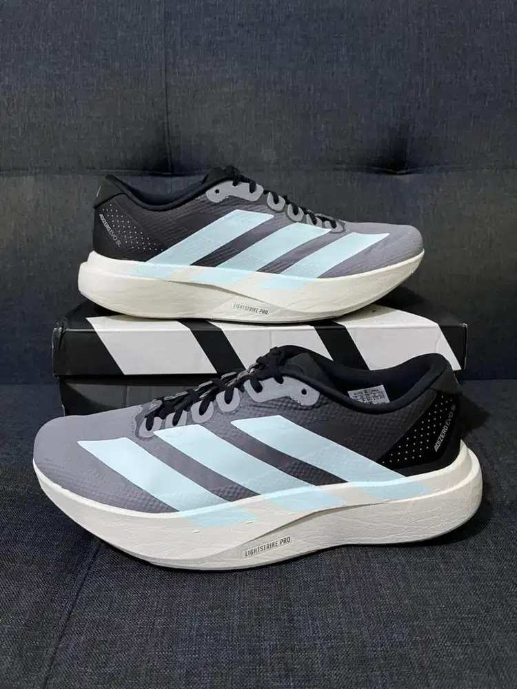 Sepatu Running Adidas Adizero EVO SL Woven Size 43 1/3 Second Likenew