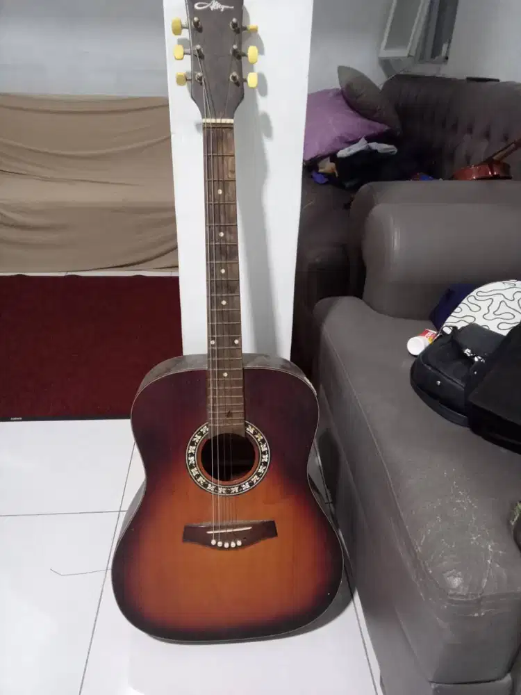 Gitar Akustik Allegro Original Sunburst - Preloved Bodi Kokoh
