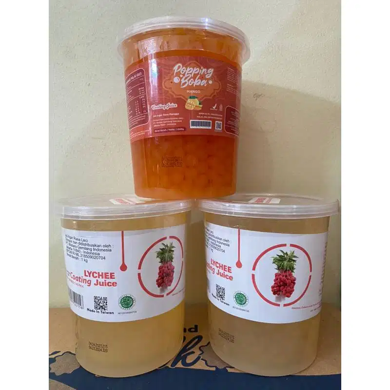 Popping Boba 1kg Topping Boba Syrup