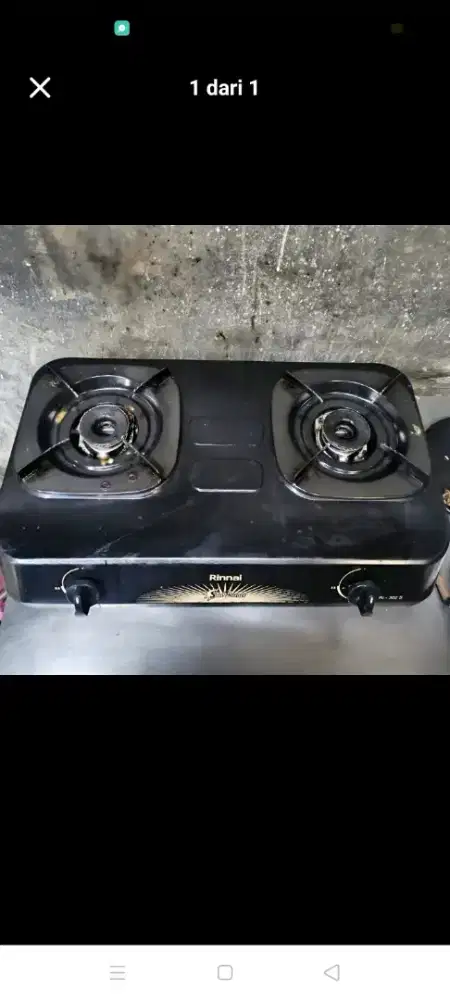 Kompor gas 2 tungku