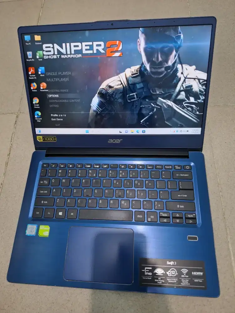 Bismillah di jual laptop acer slim core i7gen8 baterai 3-4jam