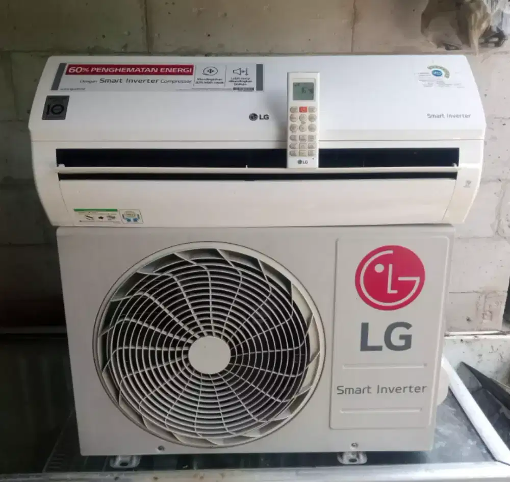 AC LG Smart Inverter 1 PK Second Mulus Like New (Unit Only)