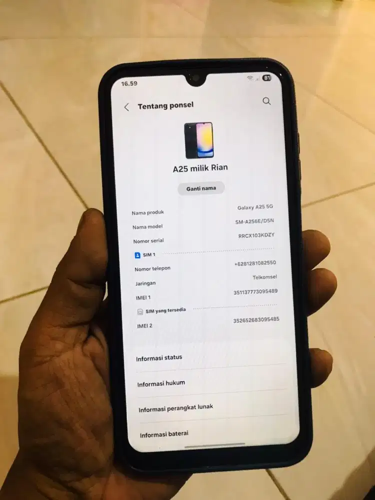 Samsung A25 5G sein 8/128