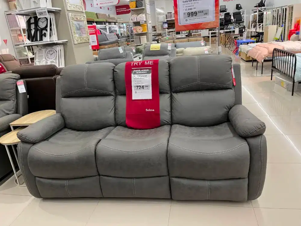 Sofa recliner Nathan 3 dudukan