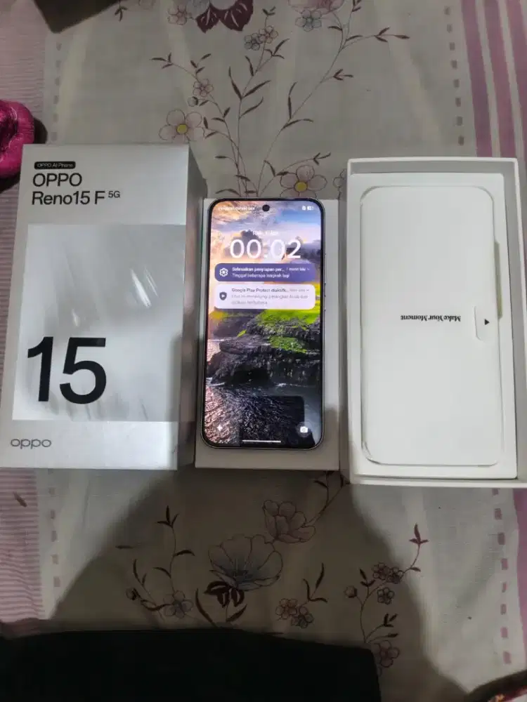 OPPO RENO 15F 12/256 BARU UNBOXING
