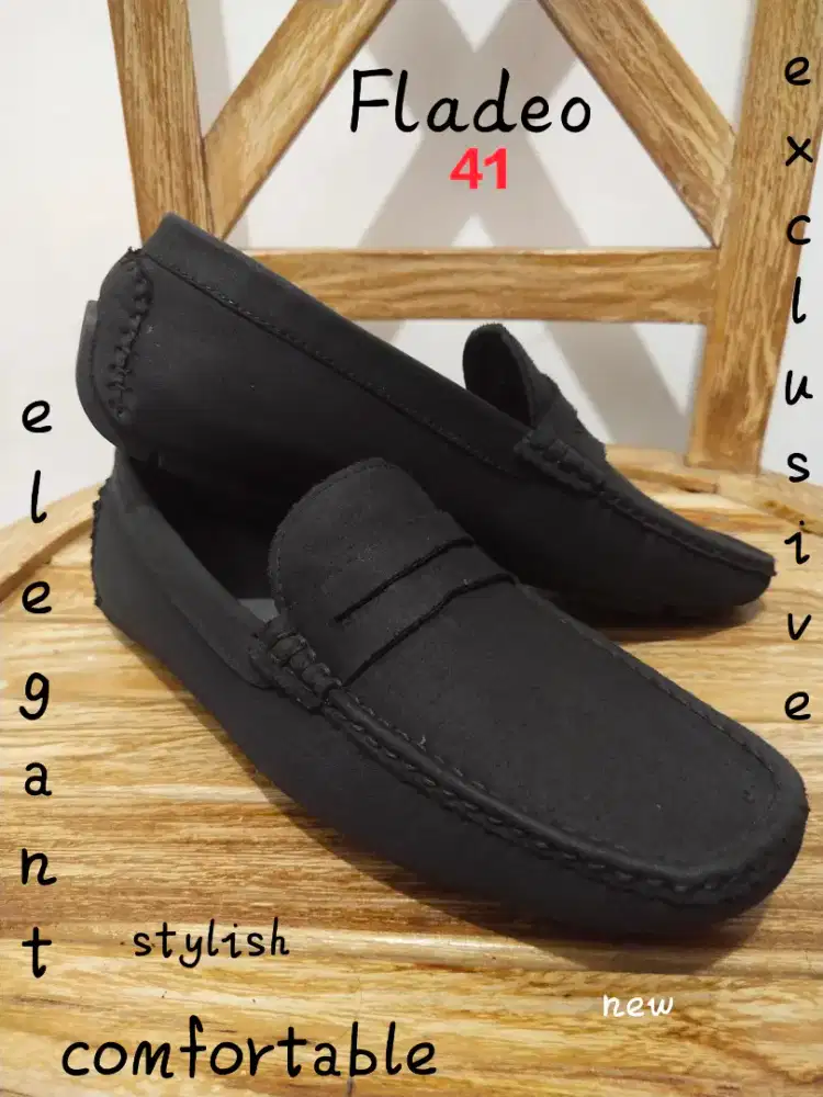 fladeo loafer 41, KasuaL, Elegan, Eksklusif, Ringan, Nyaman