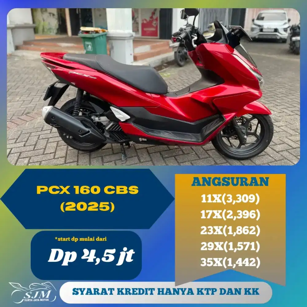 HONDA PCX 160 CBS 2025 MESIN HALUS