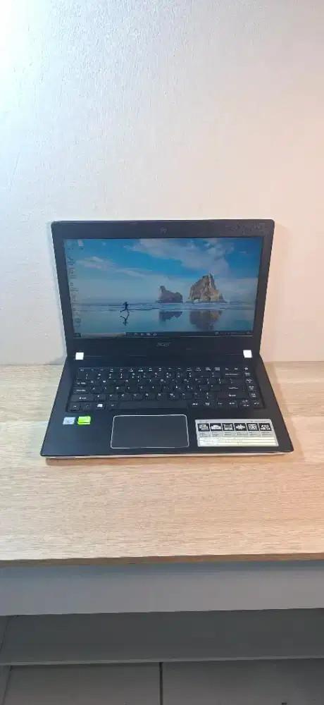 LAPTOP ACER E5 CORE I5 GEN 7 NVDIA RAM I SSD 128