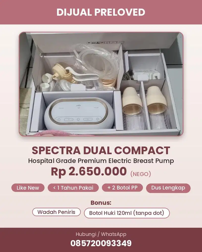 DIJUAL SPECTRA DUAL COMPACT - LIKE NEW!
