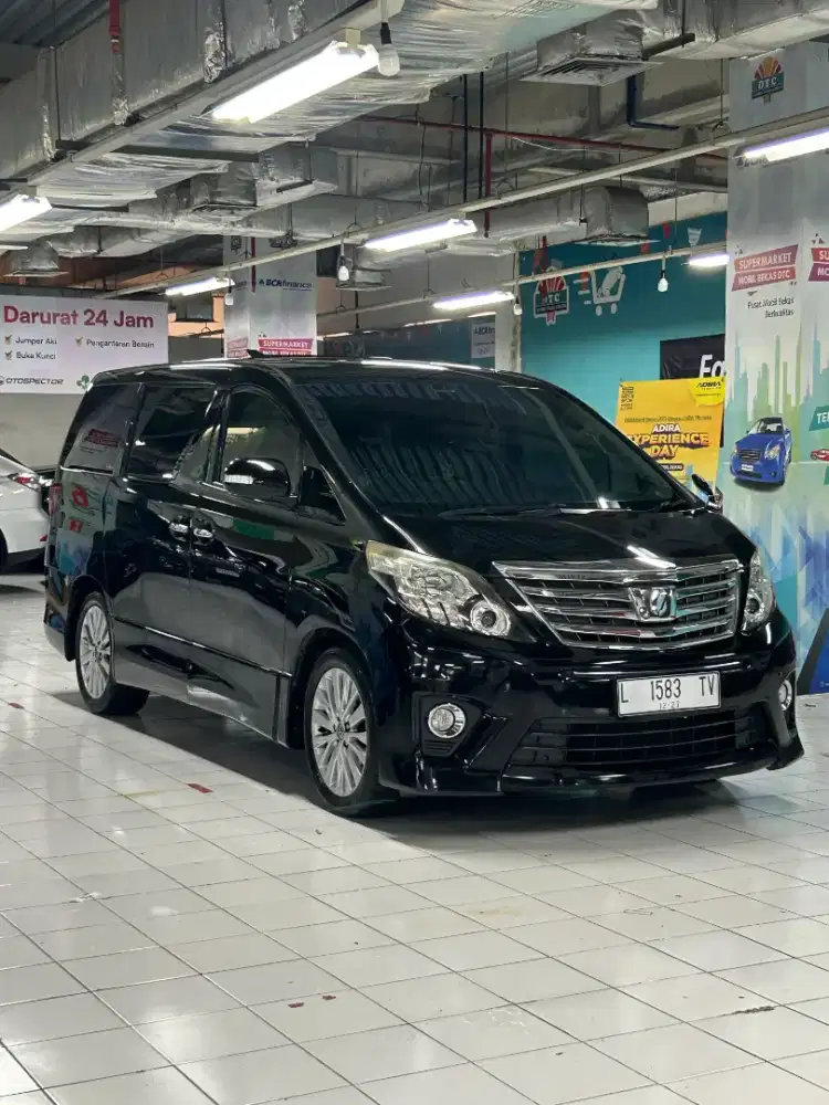 Toyota Alphard S 2.4 CBU 2012 Hitam Matic / AT ISTIMEWA BOSS !!