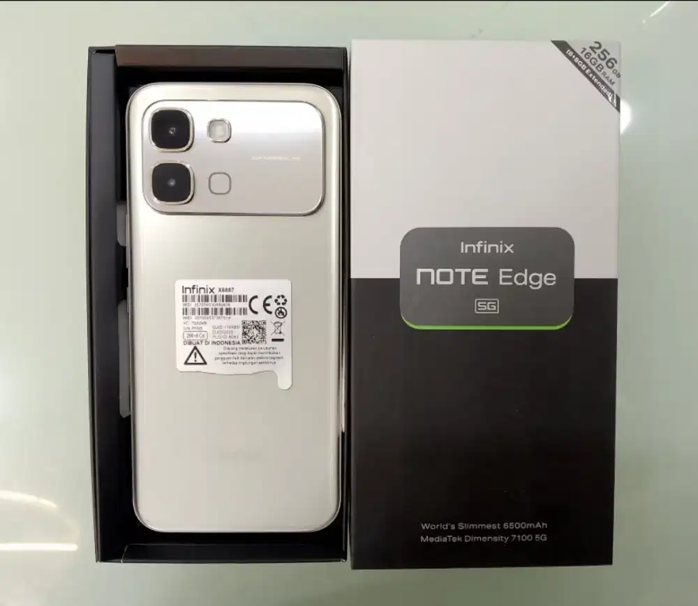 Infinix Note Edge 8/256 Fulset mulus no minus.