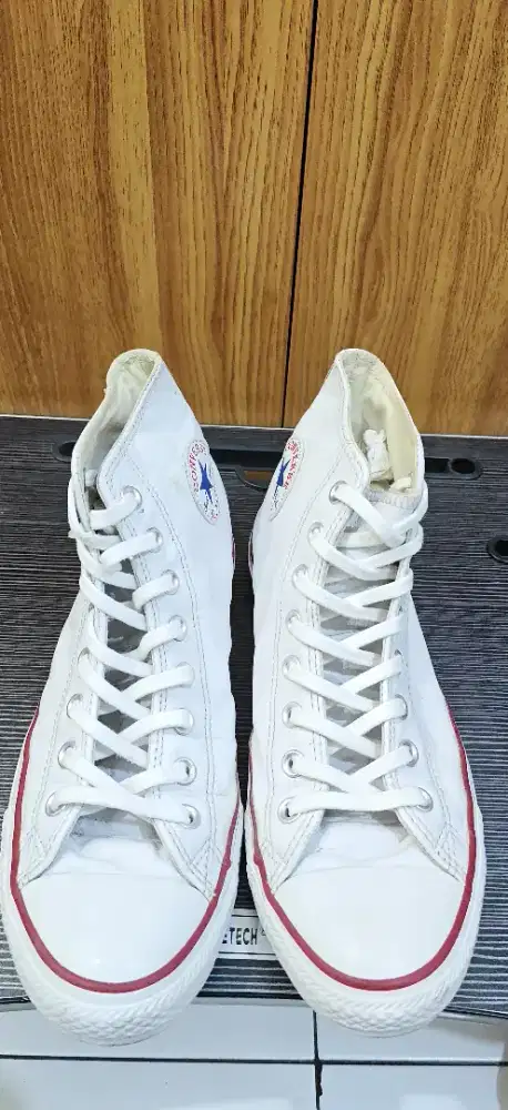 Converse CTAS White Leather size 42/27 cm