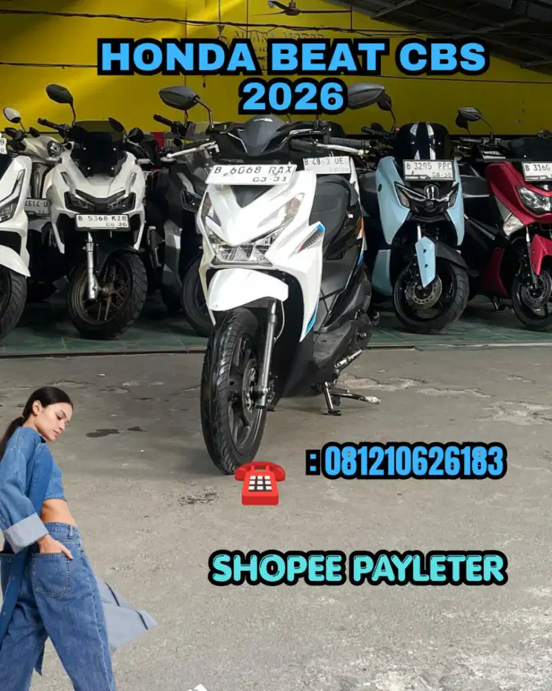 HONDA BE CBS 2026 SIAP PAKAI