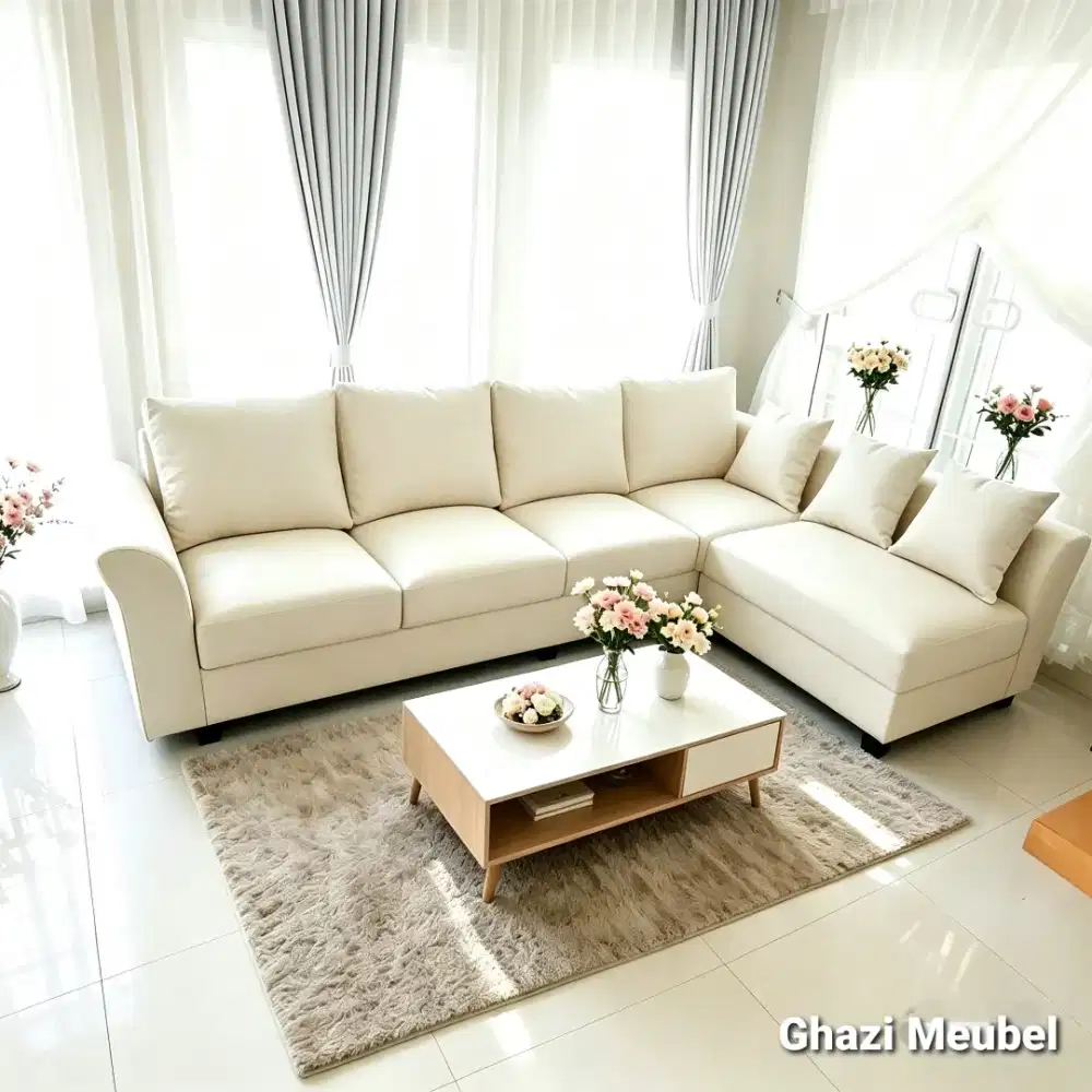Sofa L Jumbo, sofa ruang tamu