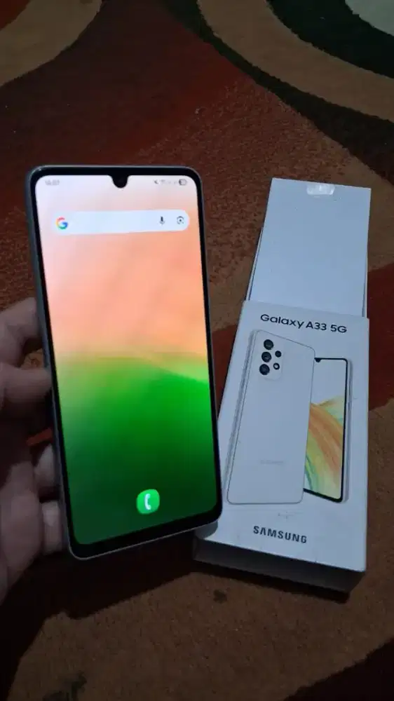 Dijual Samsung A33 ram 8/256gb lengkap. TT/Mahar mangga