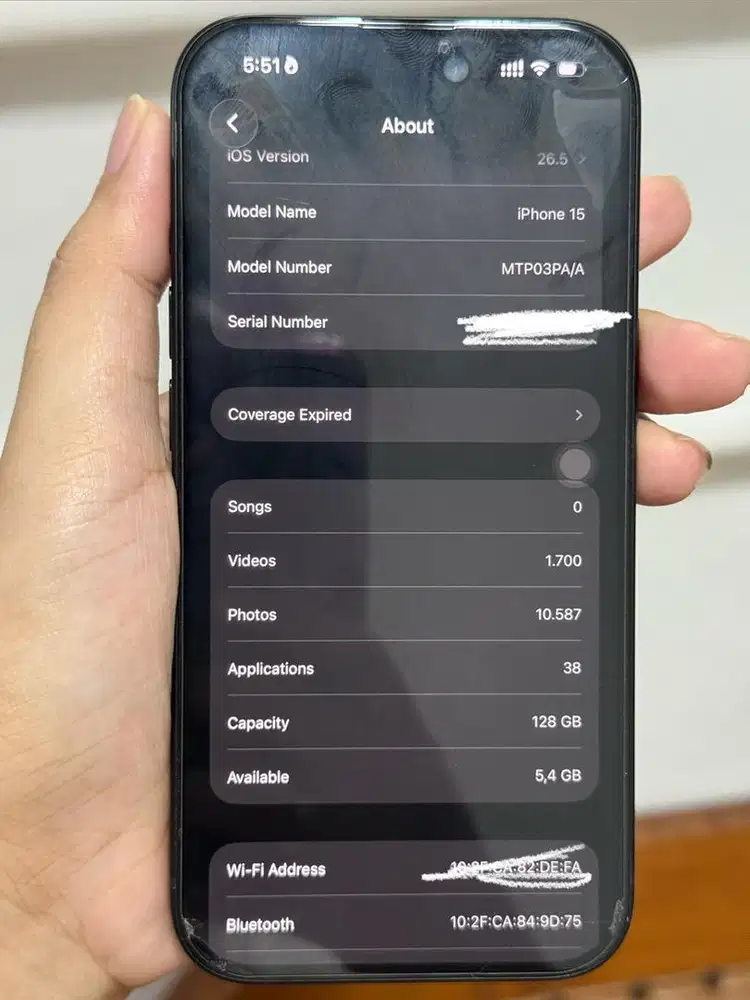 Iphone 15 - 128 GB ex ibox