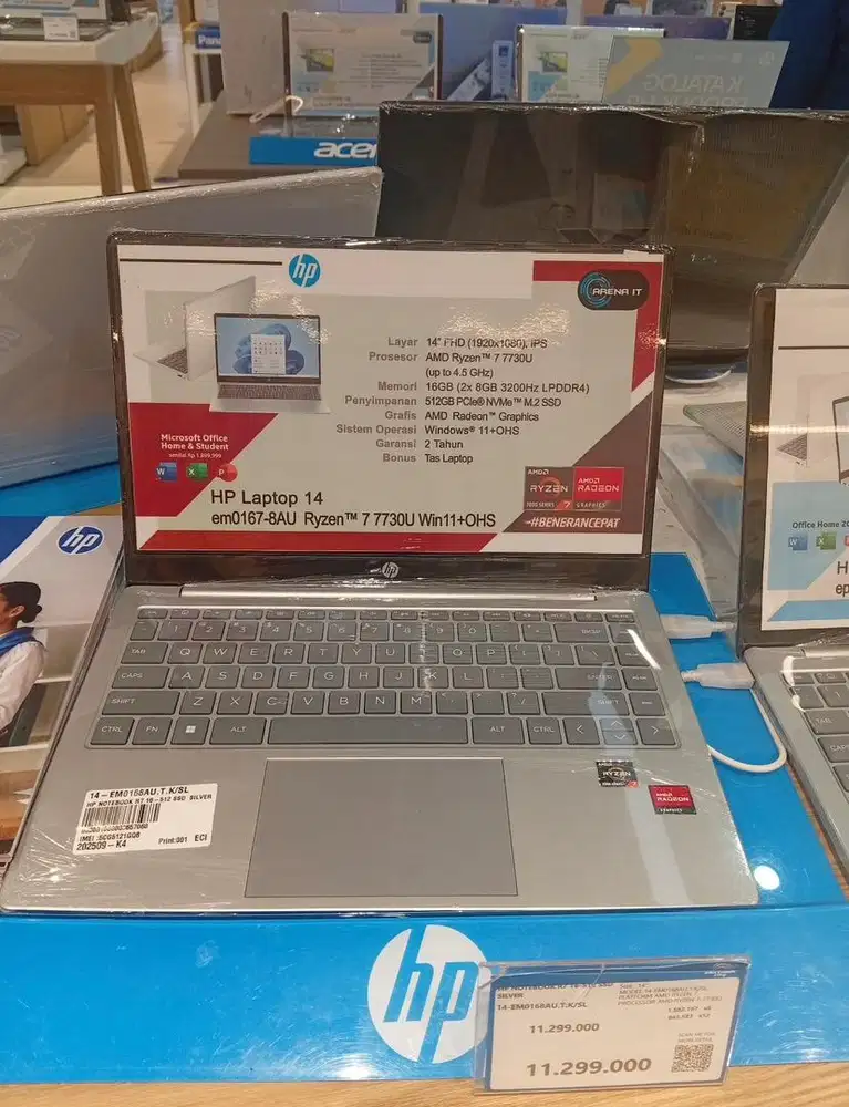 HP NOTEBOOK R7 16-512 SSD BLUE