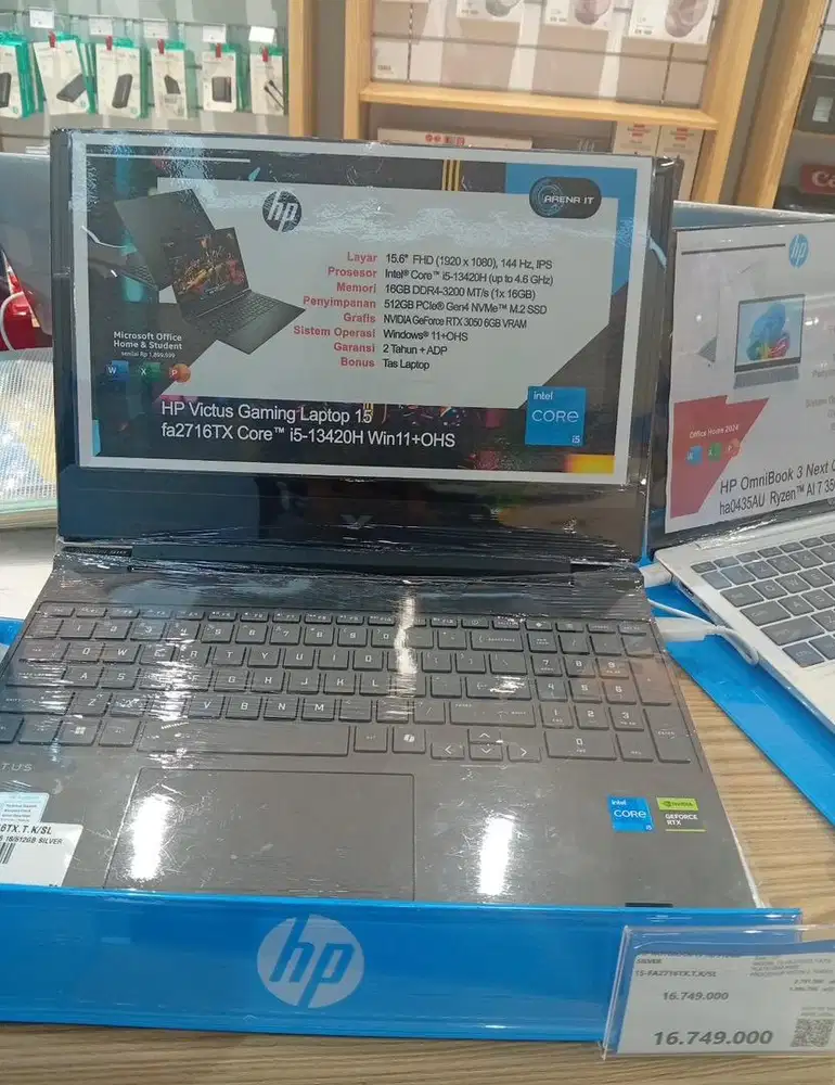 HP NOTEBOOK 15 16/512 GB SILVER