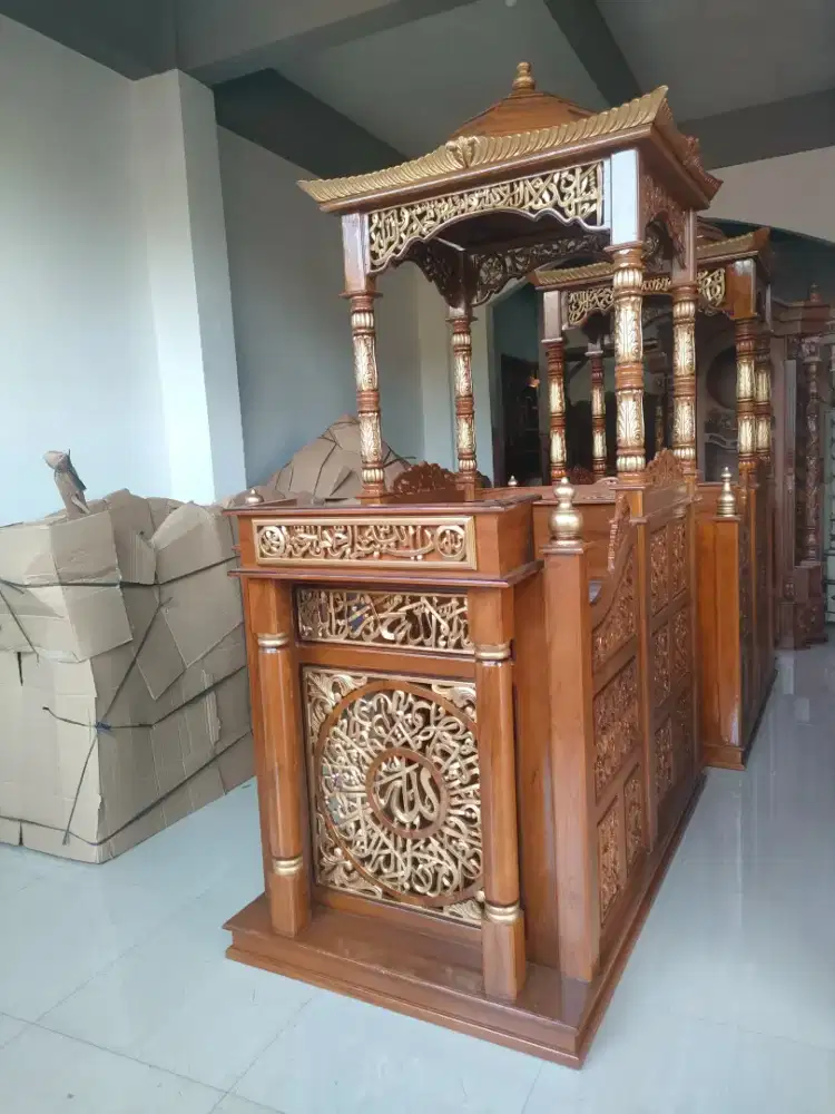 Mimbar masjid mimbar mihrab khotbah ceramah