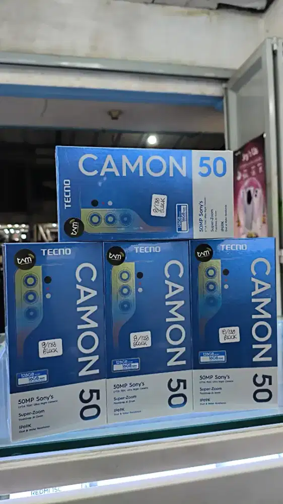 Tecno camon series 50 segelbox resmi