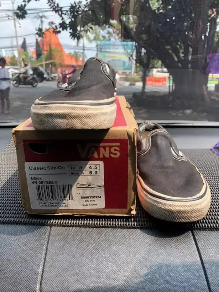 Original Vans classic slip on sepatu tdk asics new balance adidas