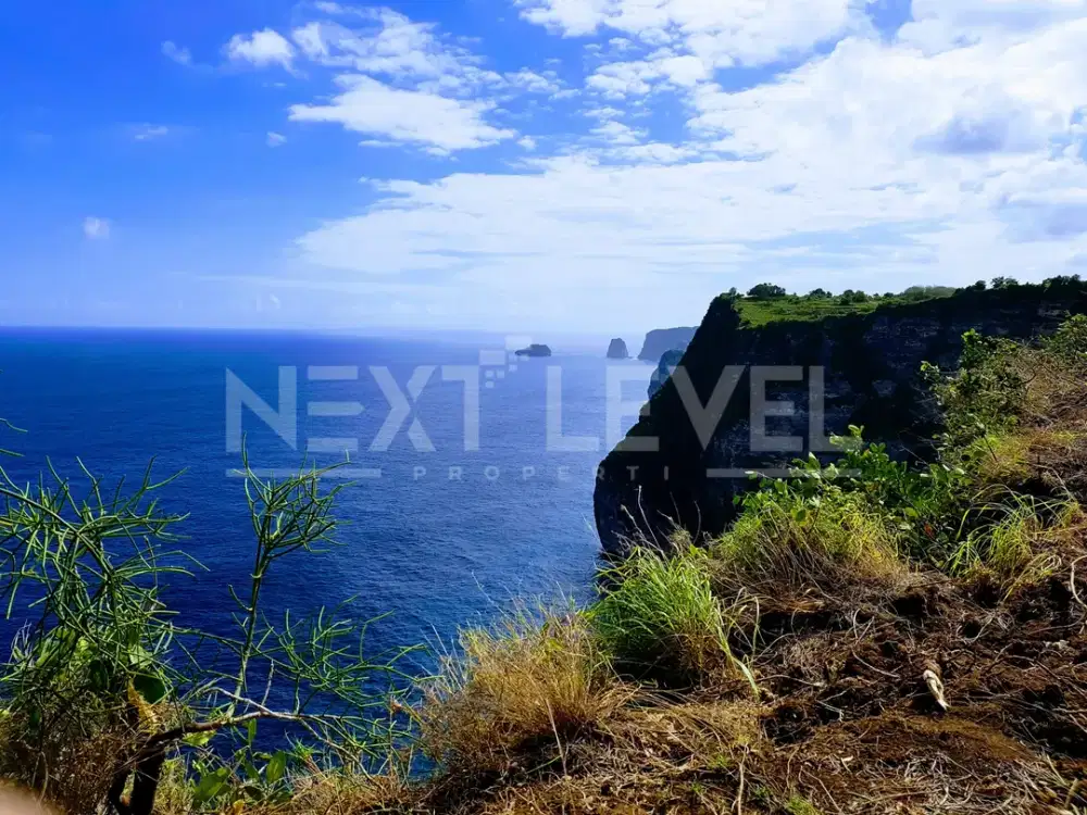 Dijual cepat Los Tebing Ocean View tanah kavling siap bangun Nusa Penida Bali