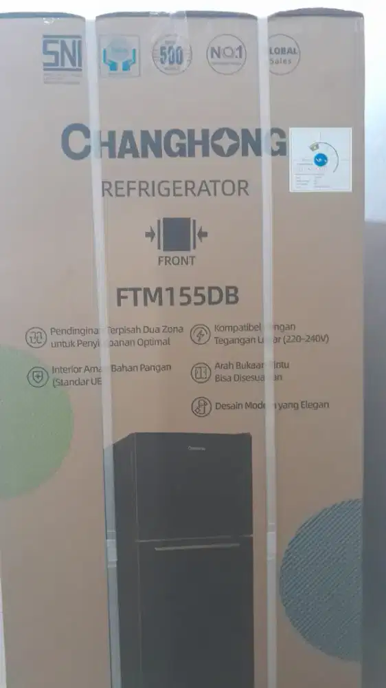 Kulkas Changhong Baru, tipe FTM155DB