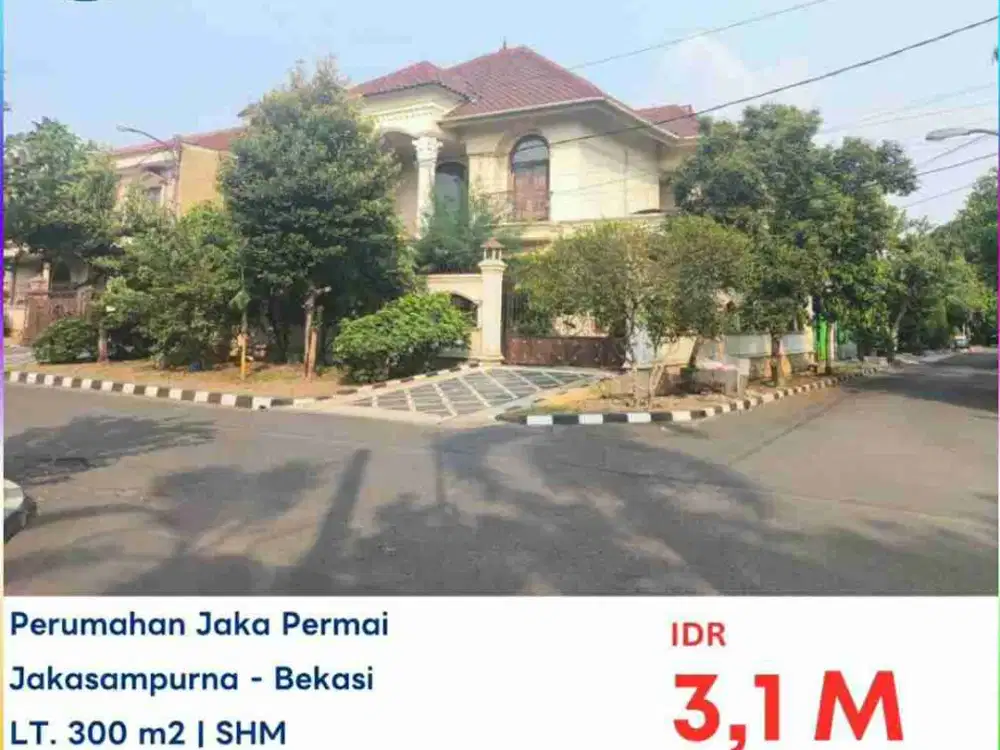 LELANG RUMAH TINGGAL HOOK DI PERUMAHAN JAKA PERMAI BEKASI BARAT