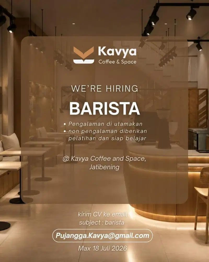 Loker Junior Barista