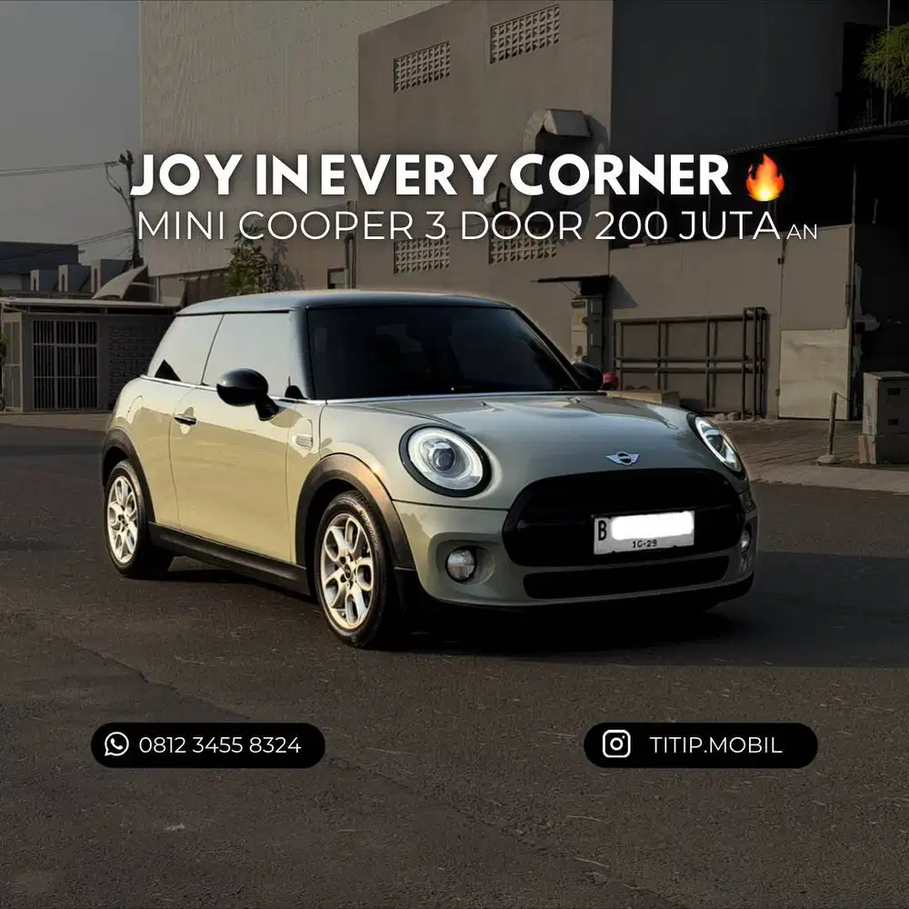[CASH] MINI COOPER 3 DOOR 2014