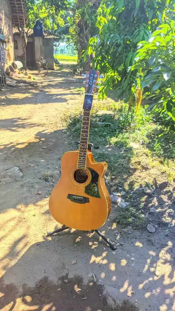Gitar Akustik Clok Clark High Quality Baru