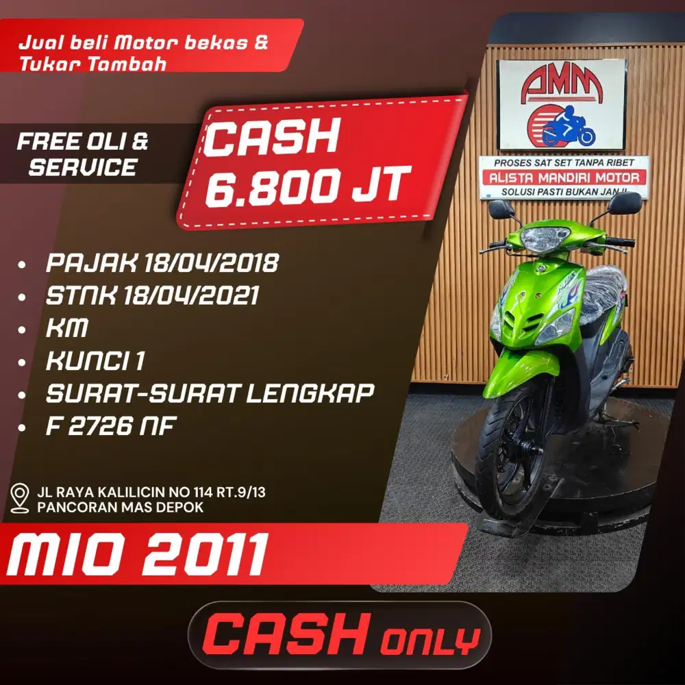 MIO 2011 CASH ONLY ALISTA