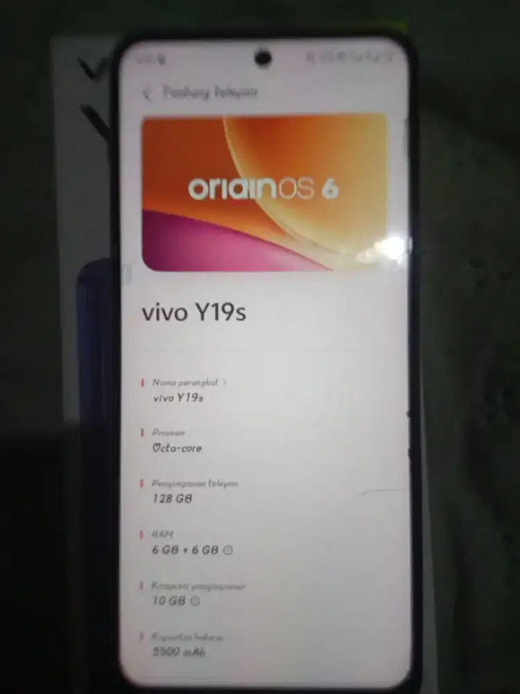 Jual HP Vivo y19s 6/128