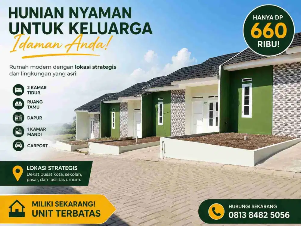 Hunian Subsidi konsep Cluster Di Parung Kuda Sukabumi
