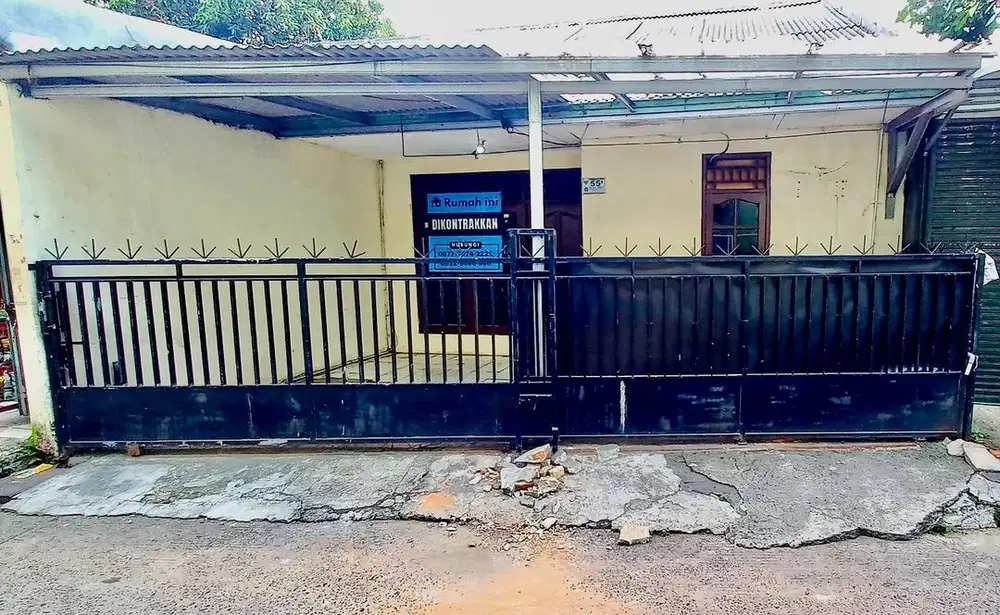 Dikontrakkan rumah per tahun di kelapa dua wetan ciracas jakarta timur