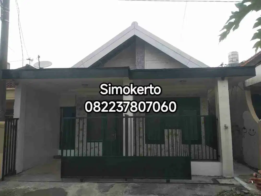 Rumah Panjang luas simokerto dekat kapasang perempatan