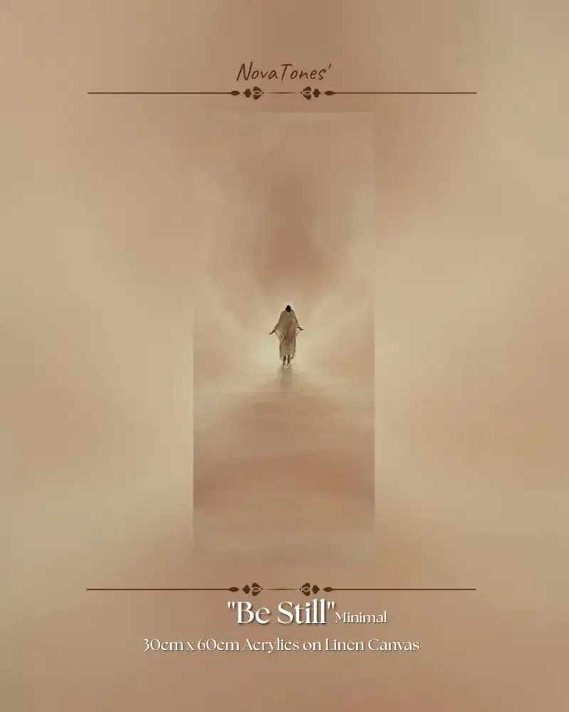 Be Still Minimal - Lukisan Alkitab Propethic