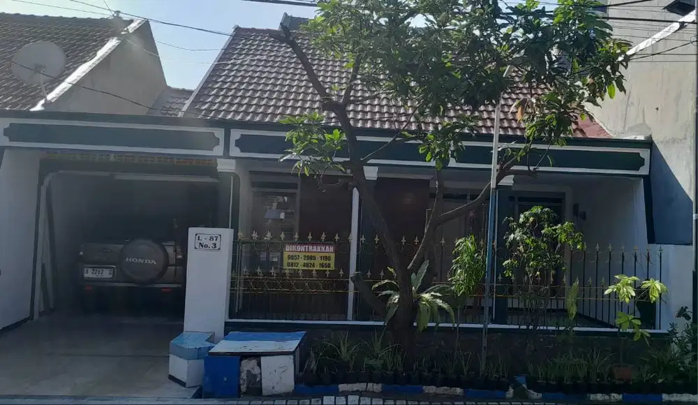 Dikontrakkan Rumah Jl. Garuda VII No. 3 atau Blok L. No. 87 Rewwin