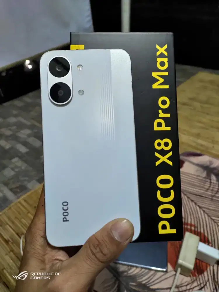 Poco X8 Pro Max 12/256 Fullset 
Kondisi 98% Like New, No Minus