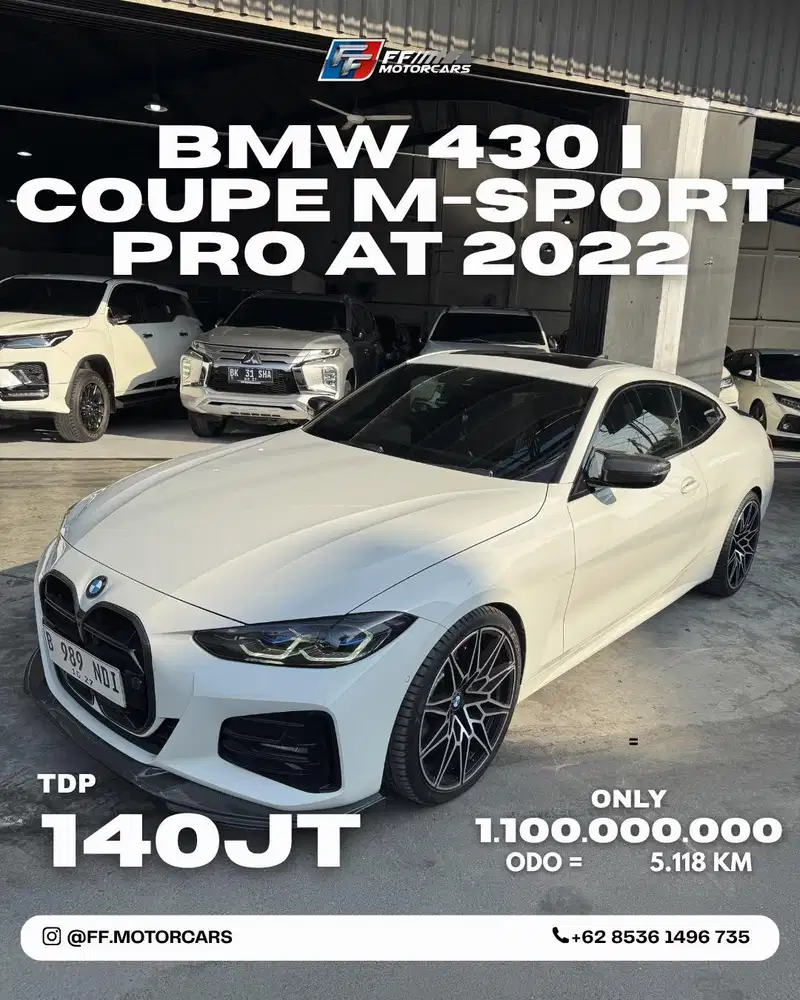 BMW 430 i Coupe M Sport Pro AT 2022.