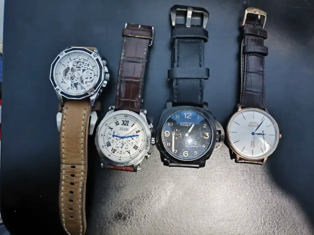 Jam tangan guess, parlent, slazenger dan luminor panerai