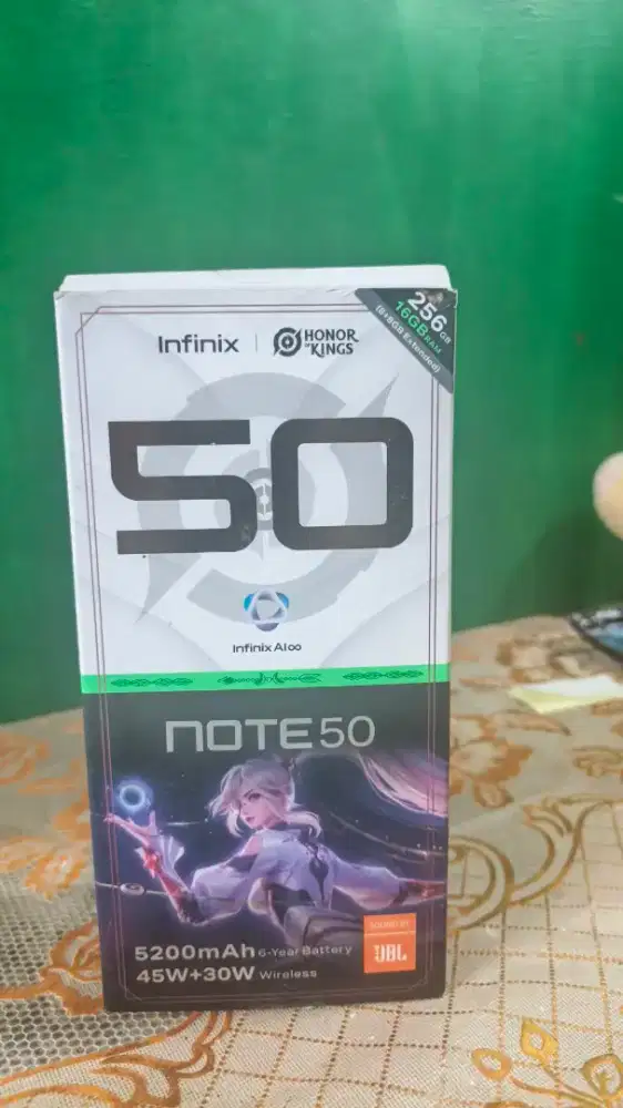 infinix note 50 16gb lengkap mulus nego tipis