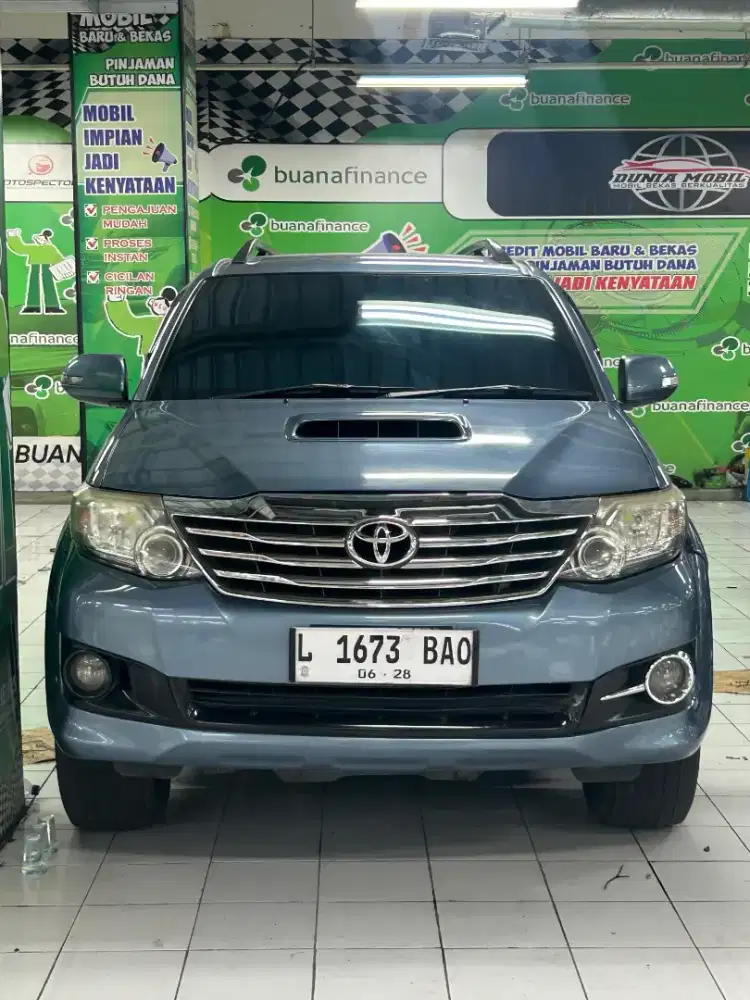 Toyota Fortuner G VNT 2.5 Diesel 2014 PMK 2015 Biru Matic / AT BOSS !!