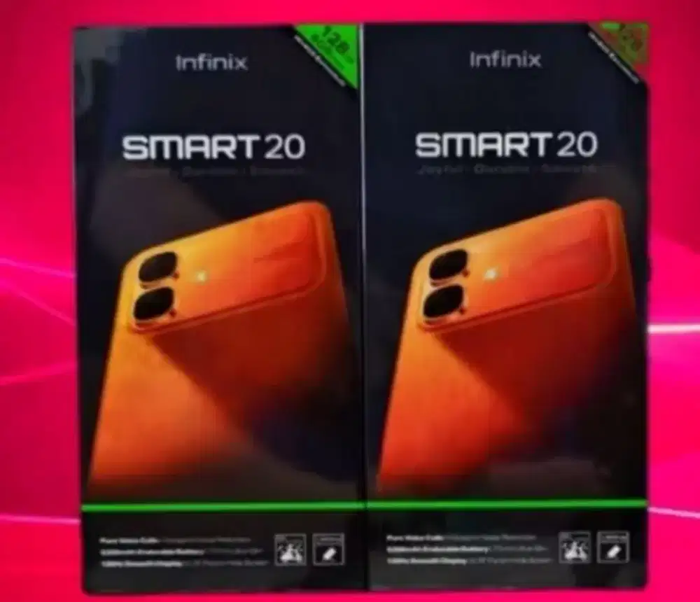 Hp infinix smart 20 warna titanium ram 4/64 baru