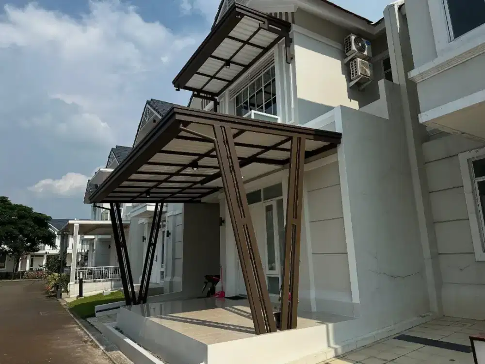 kanopi atap alderon double layers