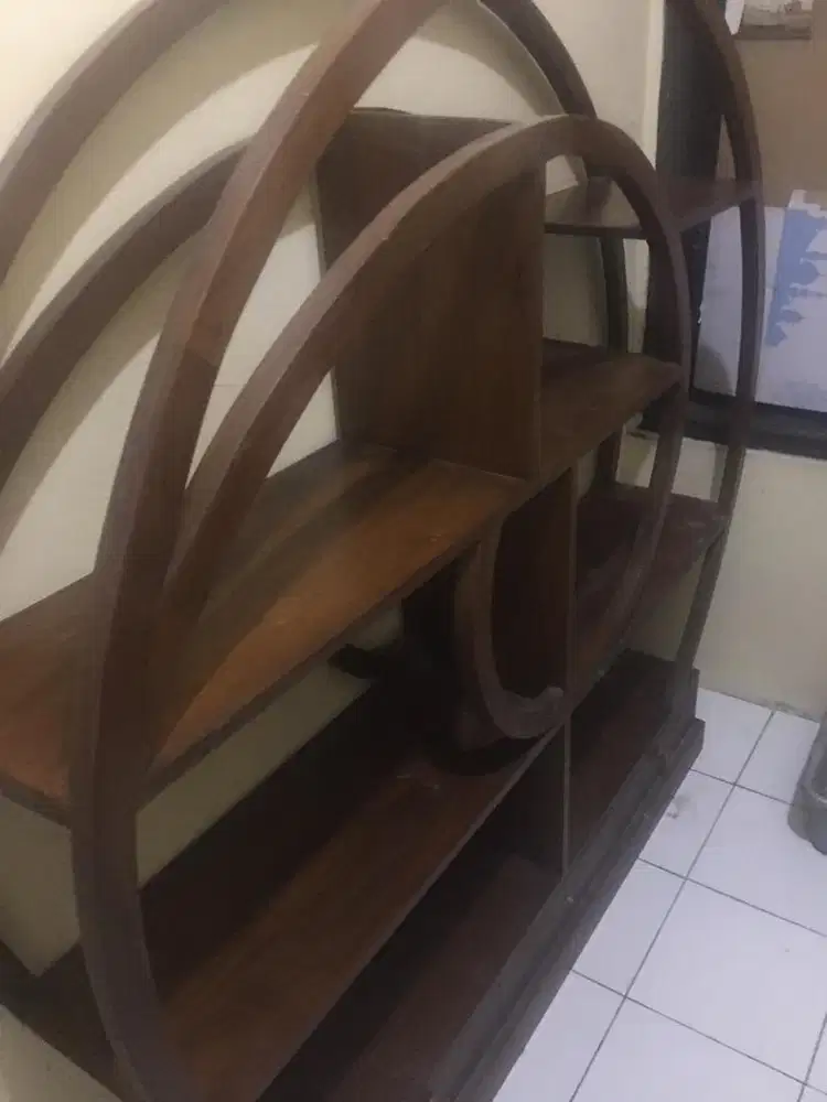 Biffet jati coklat