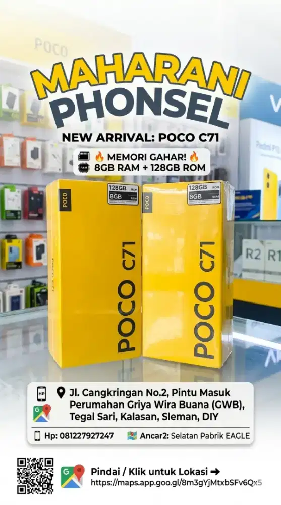 Hp Poco c71 4+4/128