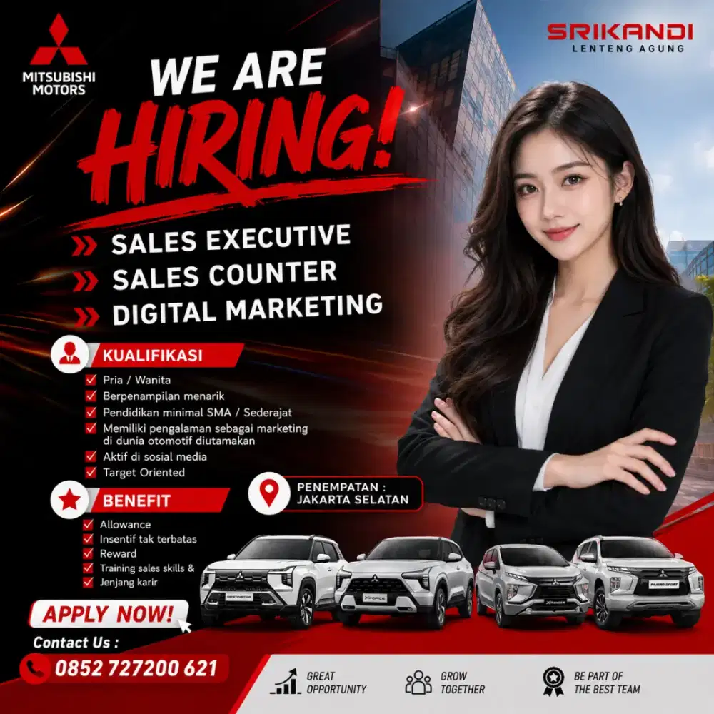 SALES COUNTER & SALES EXECUTIVE MITSUBISHI