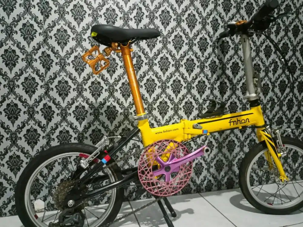 Dijual sepeda lipat full rakitan masih bagus anak dan dewasa
